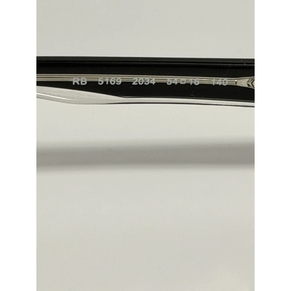 Ray-Ban RB5169 2034 Black Clear Eyeglass Frames 54-16-140 w/ Case